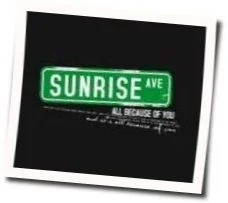 All Because Of You Chords by Sunrise Avenue