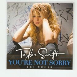 Youe Not Sorry Chords by Taylor Swift