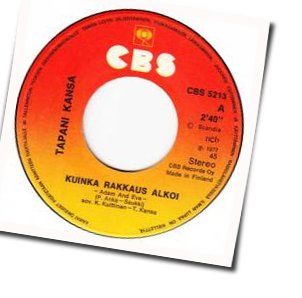 Kuinka Rakkaus Alkoi Chords by Tapani Kansa