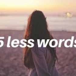 5 Less Words by Tate McRae
