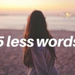 5 Less Words Chords by Tate McRae