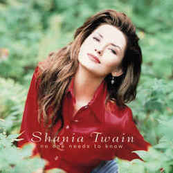 Shania Twain chords for No one needs to know (Ver. 4)