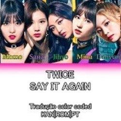 Say It Again Chords by Twice (트와이스)