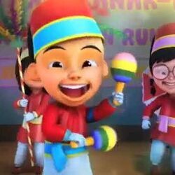 Boria Suka Suka Chords by Upin  Ipin