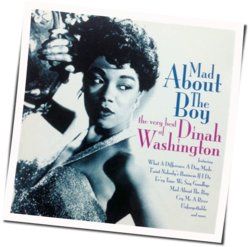 Mad About The Boy Chords by Dinah Washington