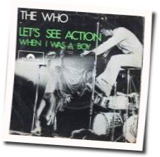 Lets See Action Chords by The Who