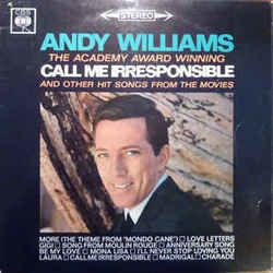 Call Me Irresponsible Chords by Andy Williams